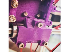 jesc hypercube x-clamp & y-clamp v10 3d printer parts clamp tech2c 3d print model - Mito3D