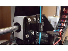 verbesserte anet a8-filament-guide 3d-Drucker Teile a8 filament filament-guide remix 3d print model - Mito3D