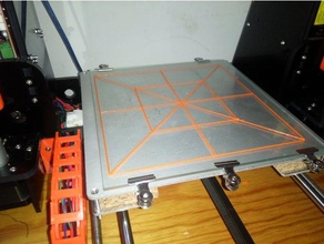 bed level test 3d printing tests anet a8 leveling heatbed z-axis zaxis 3d print model - Mito3D