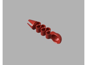 pentapult jouets mécaniques 3dprintable catapulte bureau de fidget jouet amusant stylet 3d print model - Mito3D