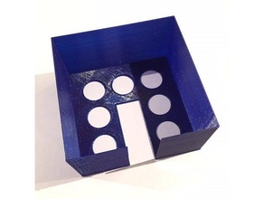 boîte de notizzettel mémo bloc 9 cm L'impression 3d 3d print model - Mito3D