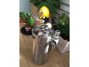 tap handle tactical nuclear penguin food & drink beer brewdog 3d print model - Mito3D