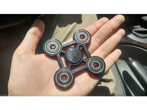+ shape fidget spinner toys & games 608 bearing toy 3d print model - Mito3D