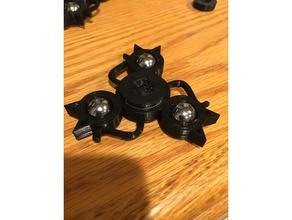 cat spinner toys & games 608 bearing ball fidget 3d print model - Mito3D