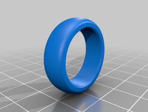 einfacher ring Ringe Mode fidget spinner finger trinket Damen fashion 3d print model - Mito3D