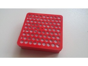 hexalid silika jel kurutucu kutusu 3d yazıcı aksesuarları aksesuar dessicant kırmızı silis jeli 3d print model - Mito3D