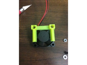 anet a8 fan holder 3d printer parts 3d print model - Mito3D