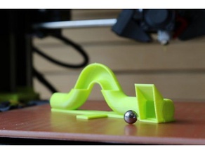 manyetik mermer koş duvar bileşenleri oyunlar çalıştırın 3d print model - Mito3D