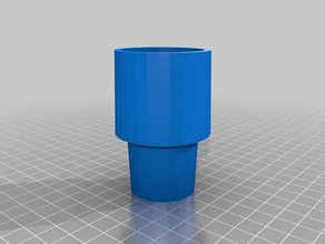 my customized revisited & universal hose coupler funnel maker diy 3d print model - Mito3D