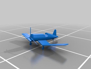 a corsair avião veículos aviões 3d print model - Mito3D
