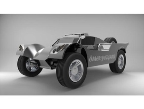 buggy dakar art bugy car daqar 3d print model - Mito3D