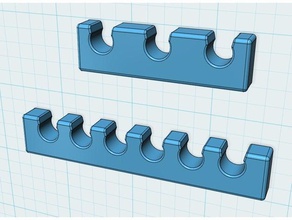 el cable de la bujía separador 6 cyl 8 mm alambre automoción 3d print model - Mito3D