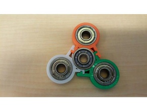 3 adet spinner oyuncaklar ve oyunlar fidget el oyuncak 3d print model - Mito3D