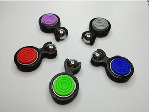 d'une main fidget spinner jouets & accessoires de jeux fidget-jouet fidgetspinner jouet la filature 3d print model - Mito3D