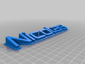 nicolas office personalizado 3d print model - Mito3D