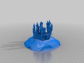 charlies customized grand castle buildings & structures 3d print model - Mito3D