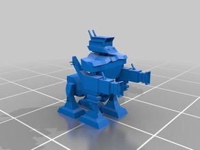 steam titan v1 games mech miniature wargaming 3d print model - Mito3D