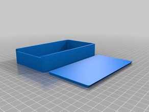 meine customizlipol bopxed parametric abgerundeten Schiebetüren-top-box Container kundengebundene 3d print model - Mito3D