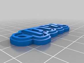 itan Anahtarlık özelleştirilmiş 3d print model - Mito3D