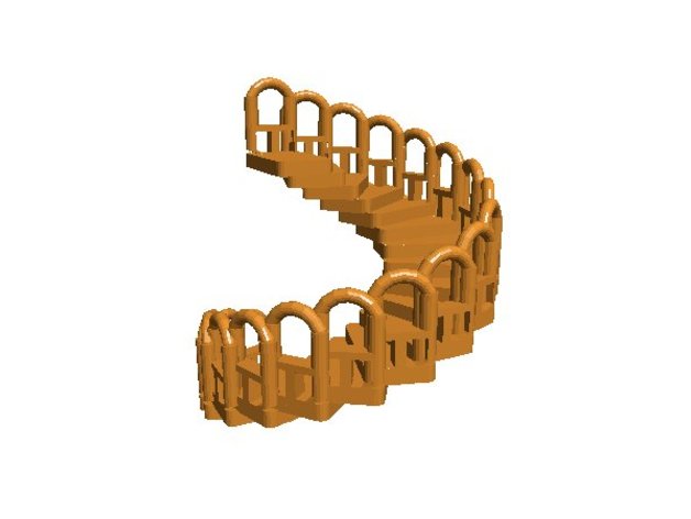 escalera modèles 3D print model - Mito3D