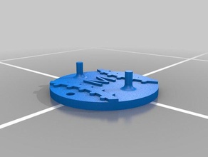 softball portachiavi organizzazione 3d print model - Mito3D