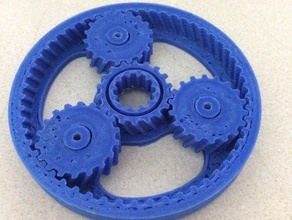 planetary gear system engineering engineeringproject gearbox gears herringbone learning 3d 3d print model - Mito3D