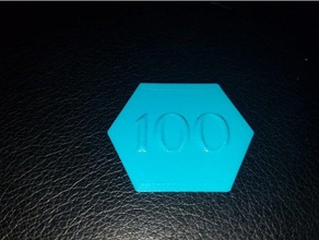 signori di waterdeep 100 indicatore del punto giocattolo & accessori gioco 3d print model - Mito3D