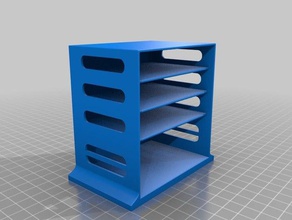 parts tray drawers - remix tool holders & boxes drawer storage toolbox 3d print model - Mito3D