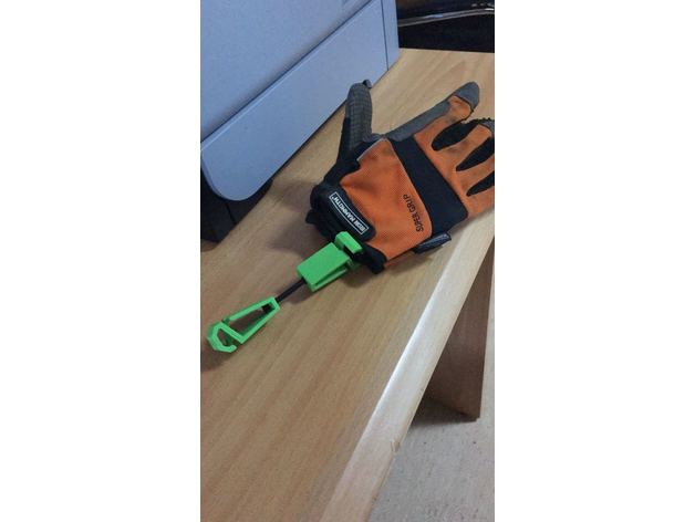 Handschuh-clip - Zubehör clip Handschuh Gürtel Handschuh-Halter Halter PSA tools Arbeit tragen 3D print model - Mito3D