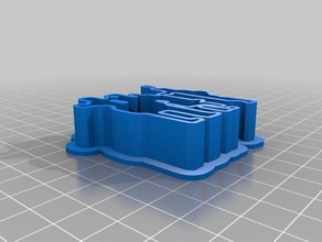 hamilton chicos cortador de galletas cocina y comedor personalizado 3d print model - Mito3D