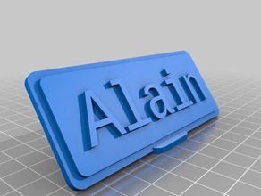 alain office su misura 3d print model - Mito3D