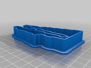 hamilton papà cookie cutter cucina & sala da pranzo su misura 3d print model - Mito3D