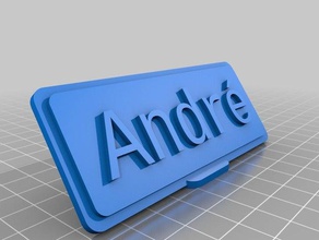 andr office customized 3d print model - Mito3D