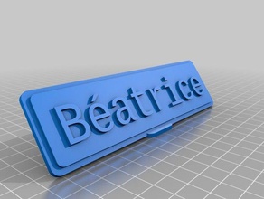 beatrice office customized 3d print model - Mito3D