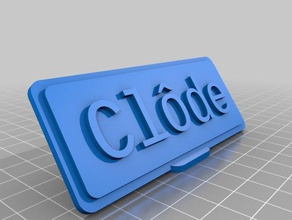 clode ofis özelleştirilmiş 3d print model - Mito3D