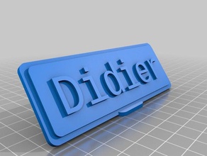 didier office customized 3d print model - Mito3D