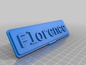 florence office customized 3d print model - Mito3D