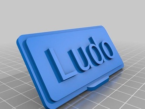 ludo office personalizado 3d print model - Mito3D