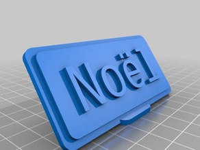 noel office kundengebundene 3d print model - Mito3D