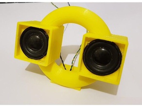 stereo-Lautsprecher audio 3d print model - Mito3D