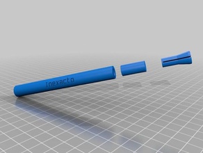 mon personnalisés inexacto couteau d'artisanat des outils à main personnalisé 3d print model - Mito3D