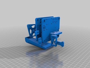 my customized hot end mount generator - various carriages ends options 3d printer parts 3d print model - Mito3D