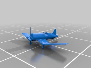corsair plane updated 3d printing 3d print model - Mito3D