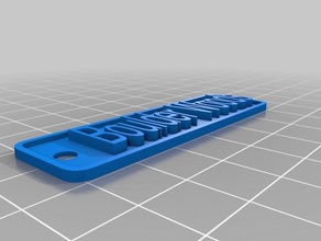 my customized simple text sign signs & logos 3d print model - Mito3D