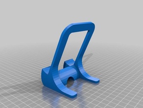 teléfono celular de la cama pie agujero en el centro móvil universal 3d print model - Mito3D