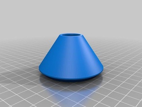 modified locking cone universal stand-alone filament spool holder 3d printer parts 3d print model - Mito3D