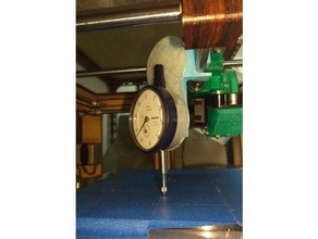 dial backing - um1 8mm shafts 3d printer accessories gauge indicator mount ultimaker original 3d print model - Mito3D