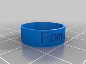 il mio personalizzato anello di lexi anelli su misura 3d print model - Mito3D