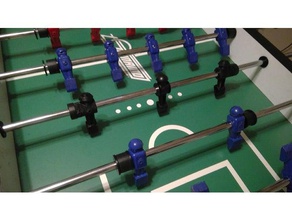 1625 spacing 145 foosball men games table 3d print model - Mito3D