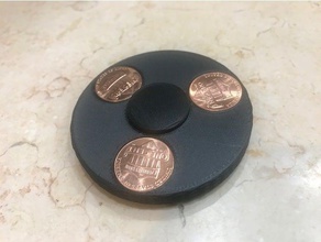 graneado circular fidget spinner juguetes mecánicos fidgetspinner mano 3d print model - Mito3D